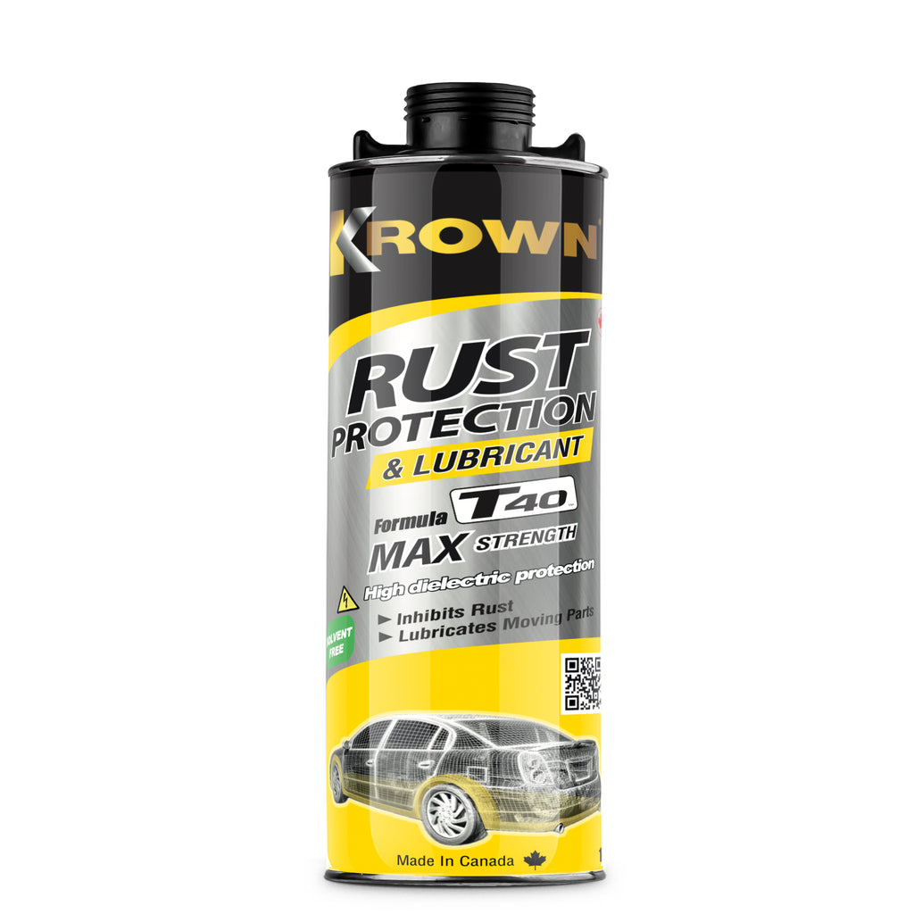 KROWN T40 (RUST PROTECTION) ANTIKOROZINĖ DANGA (1000 ML.) – Krown